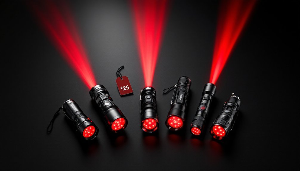 affordable red flashlights 2025