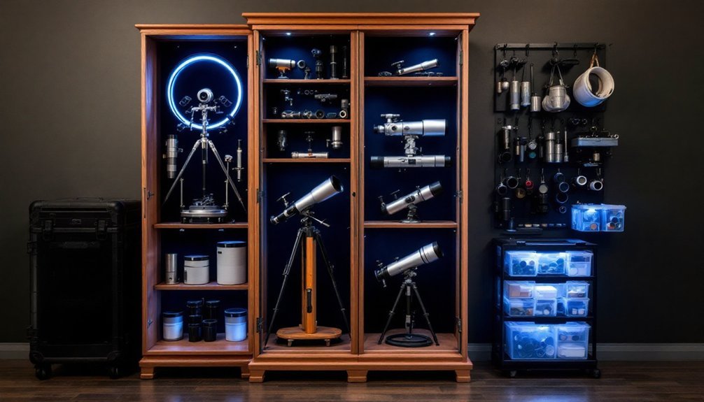 astronomy equipment storage solutions