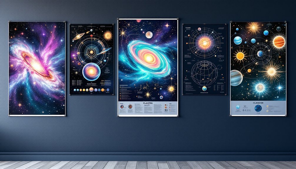 astronomy learning posters collection