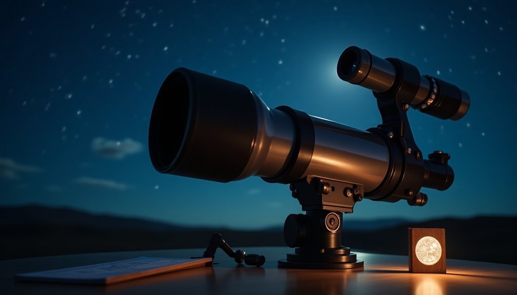 prepare telescope for alignment