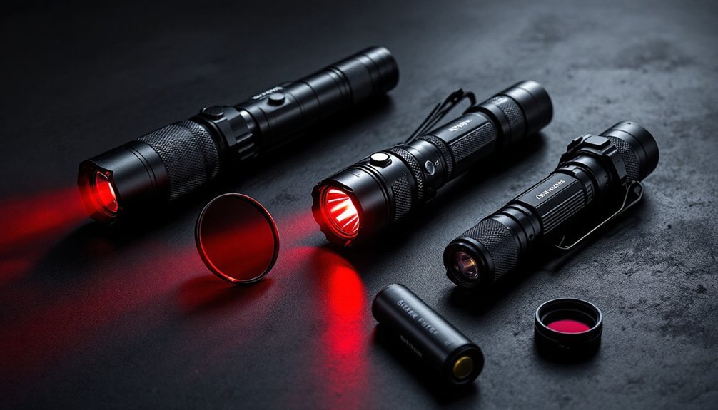 red light night vision