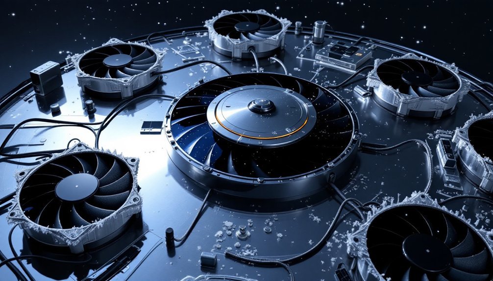 telescope mirror cooling fans