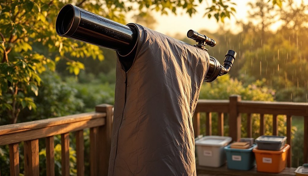 telescope storage weather protection