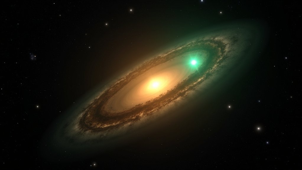 andromeda s golden emerald stars