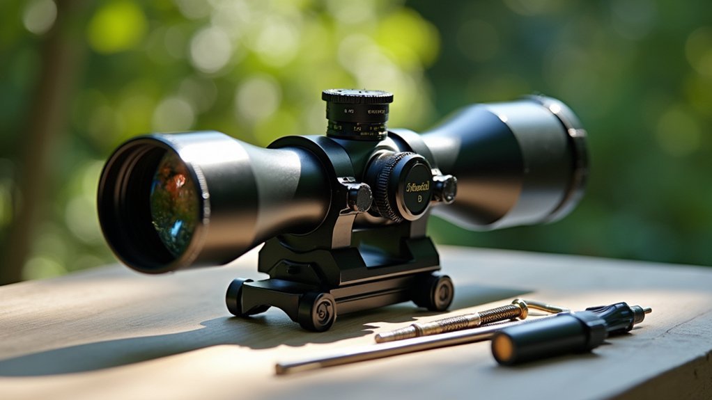 attach optical tube securely