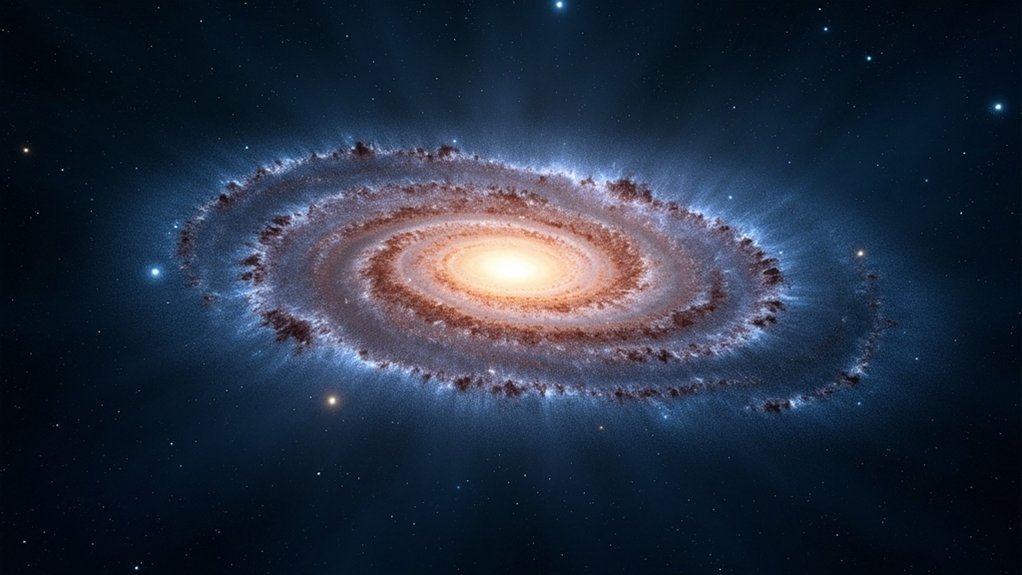 barred spiral galaxies visible