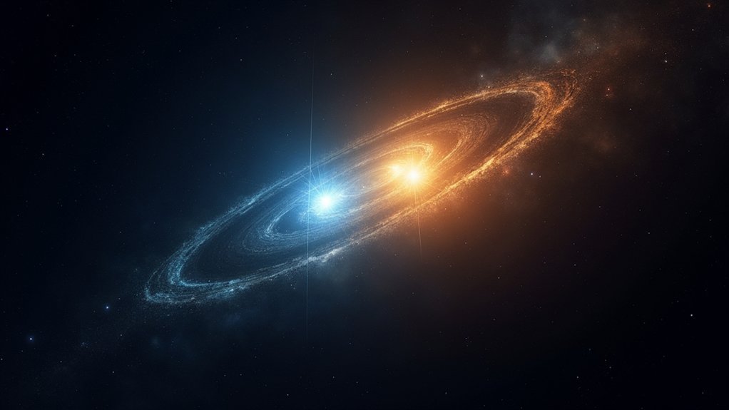 binary pairs measure cosmic distances