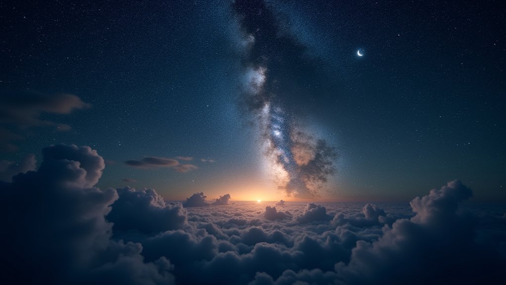 celestial equator divides night