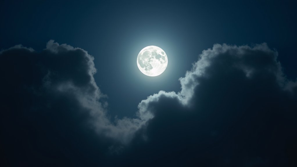 clouds obscure lunar visibility