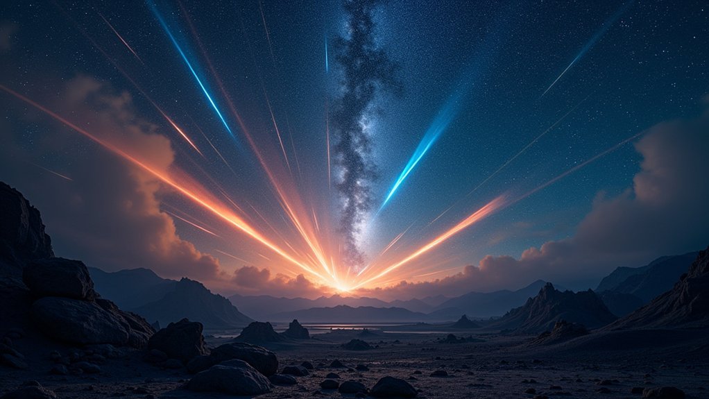 comets and asteroids collide