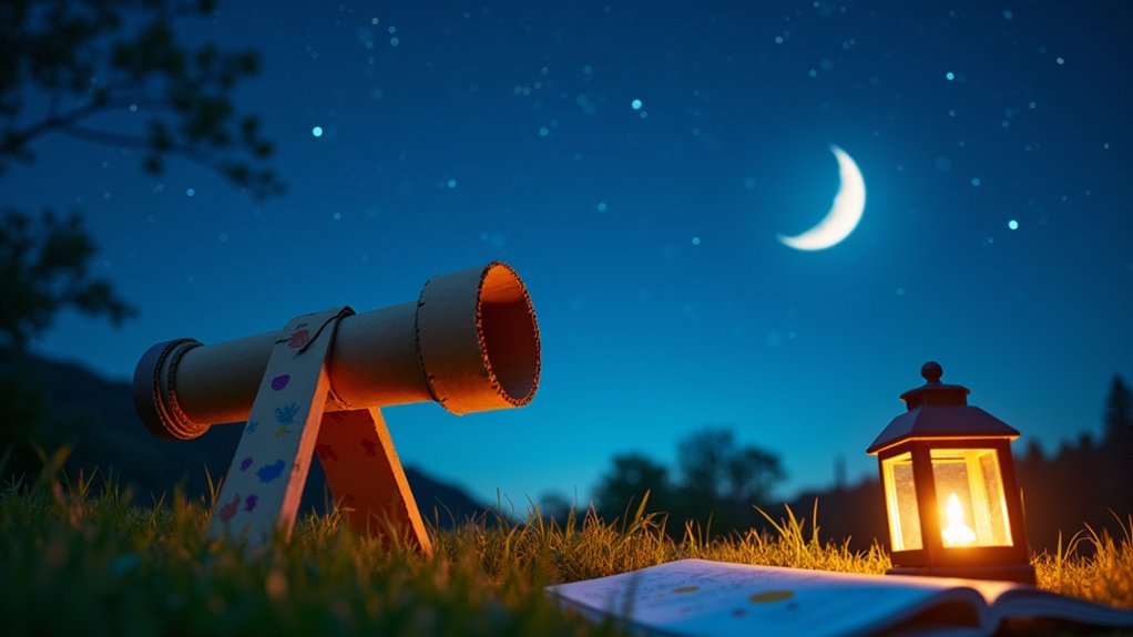 construct a cardboard telescope