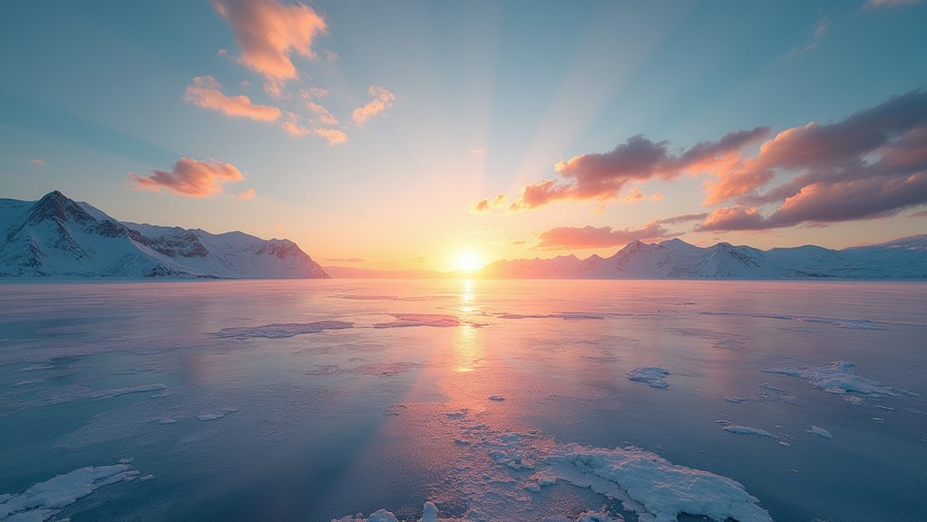 continuous daylight in polar regions
