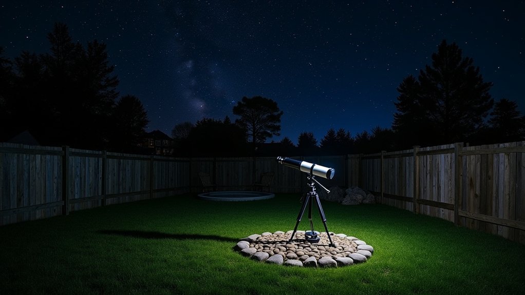 dark zone in yard