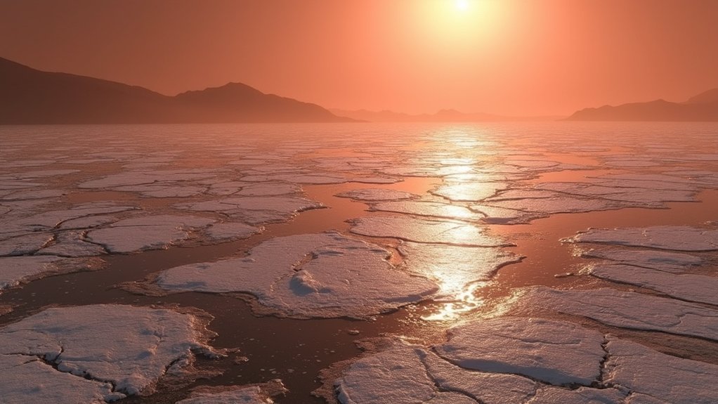 dust storms affect ice stability