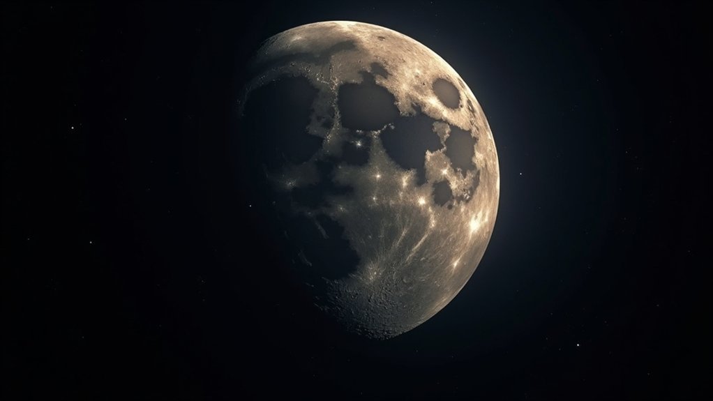 earthshine reveals lunar features
