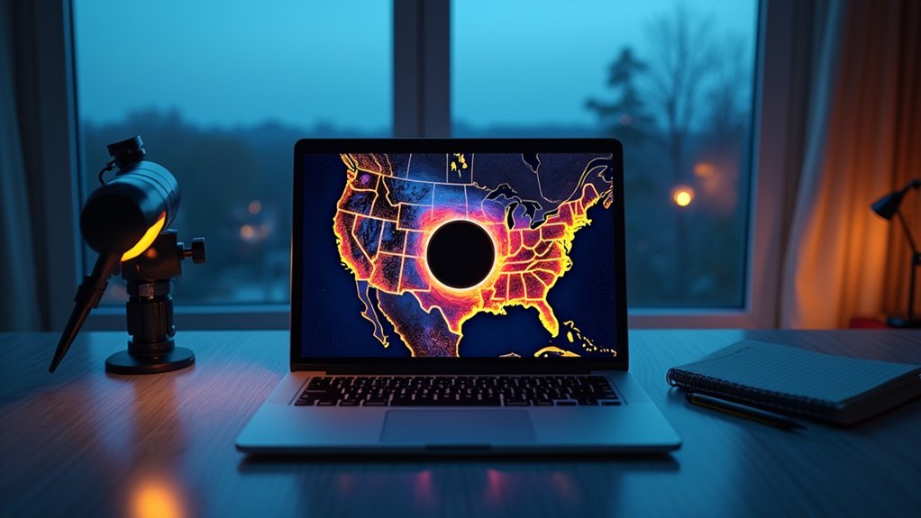 eclipse calculators and maps