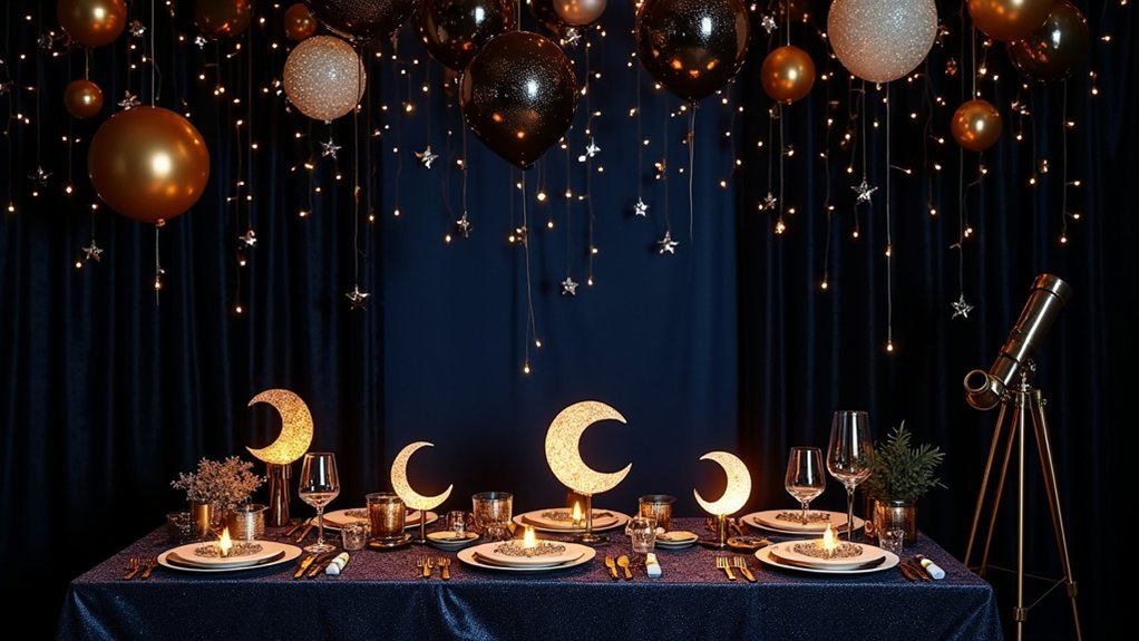 eclipse themed decorative atmosphere