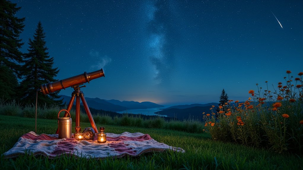 family bonding under stars