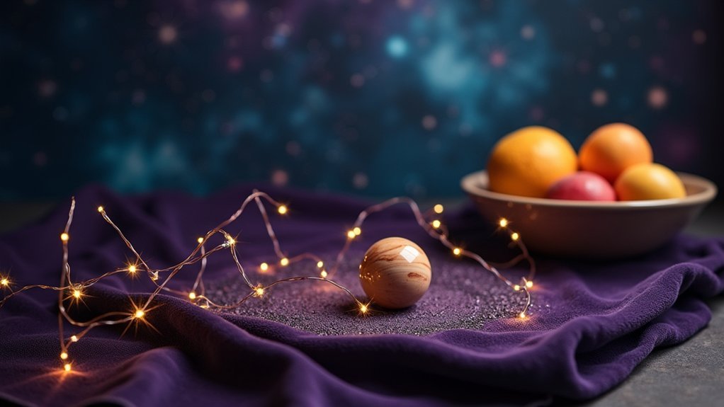 household objects simulate planets