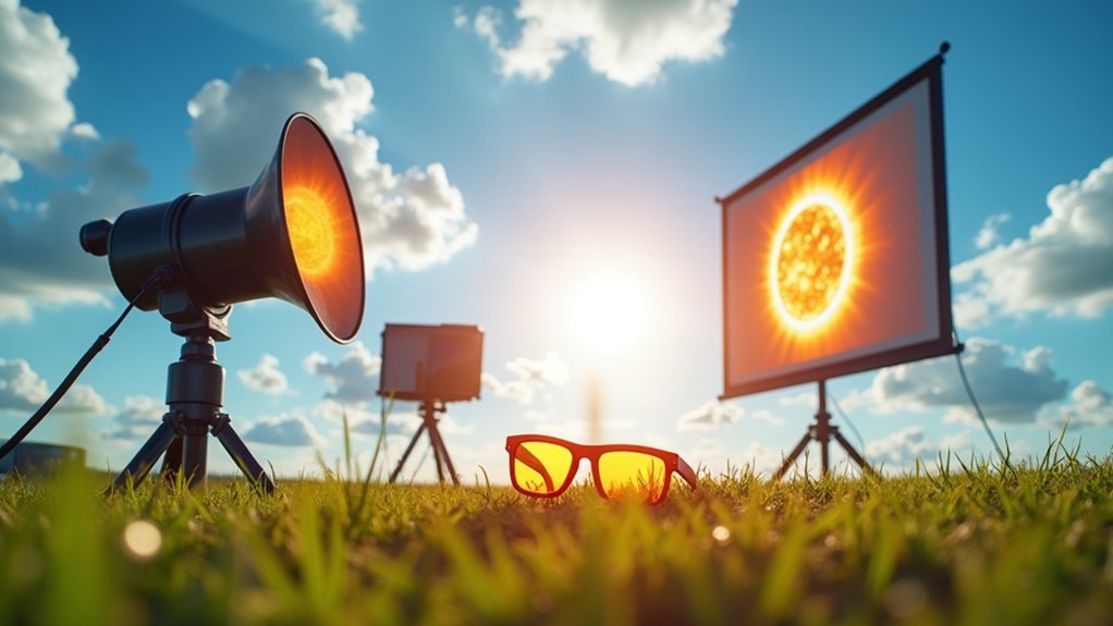 indirect solar viewing techniques