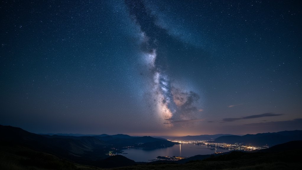 light pollution affects photography