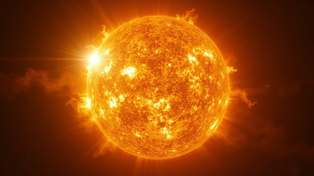 medium temperature yellow star