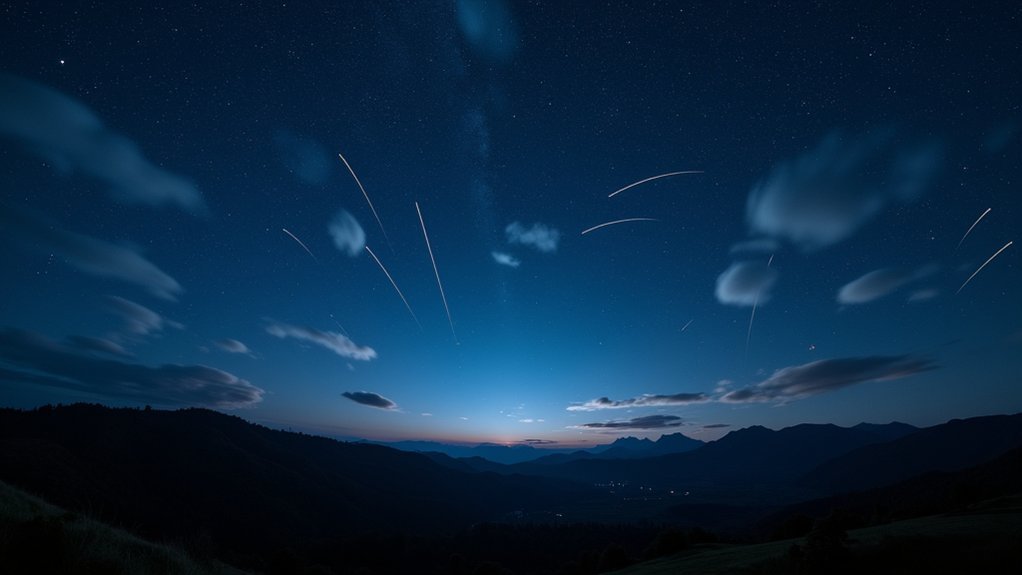 meteor shower seasonal variations