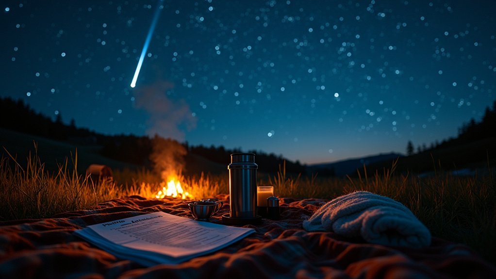 meteor shower viewing checklist