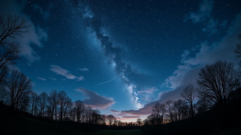 meteor showers throughout year