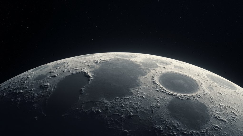 moon s dark regions explored