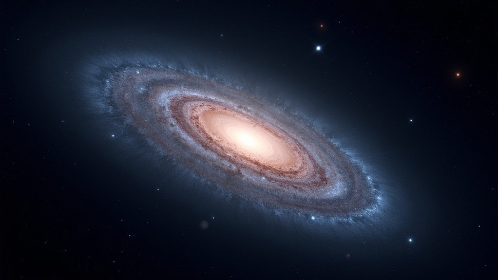 neighboring spiral galaxy m31