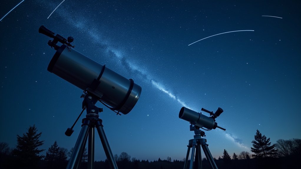 reflectors versus refractors visibility comparison