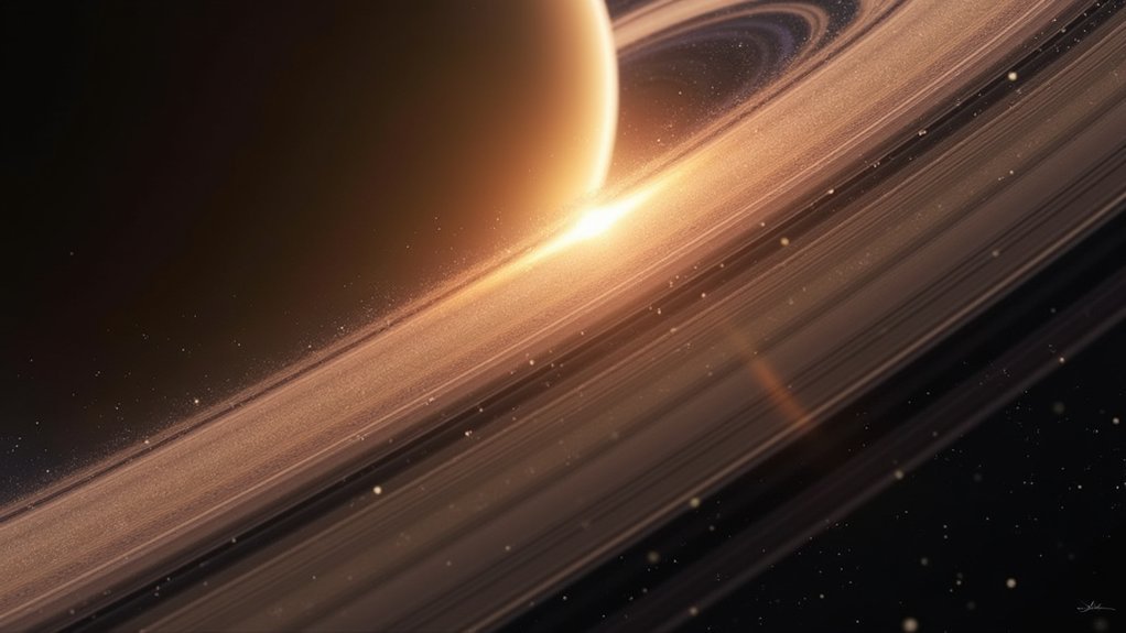 rings brightness and structure