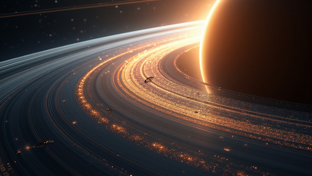 saturn s stunning ring features