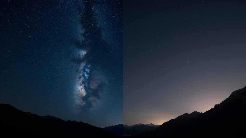 seeing and transparency differences