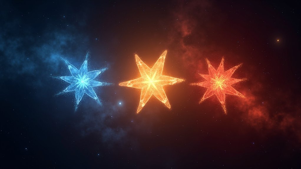stars change colors dynamically