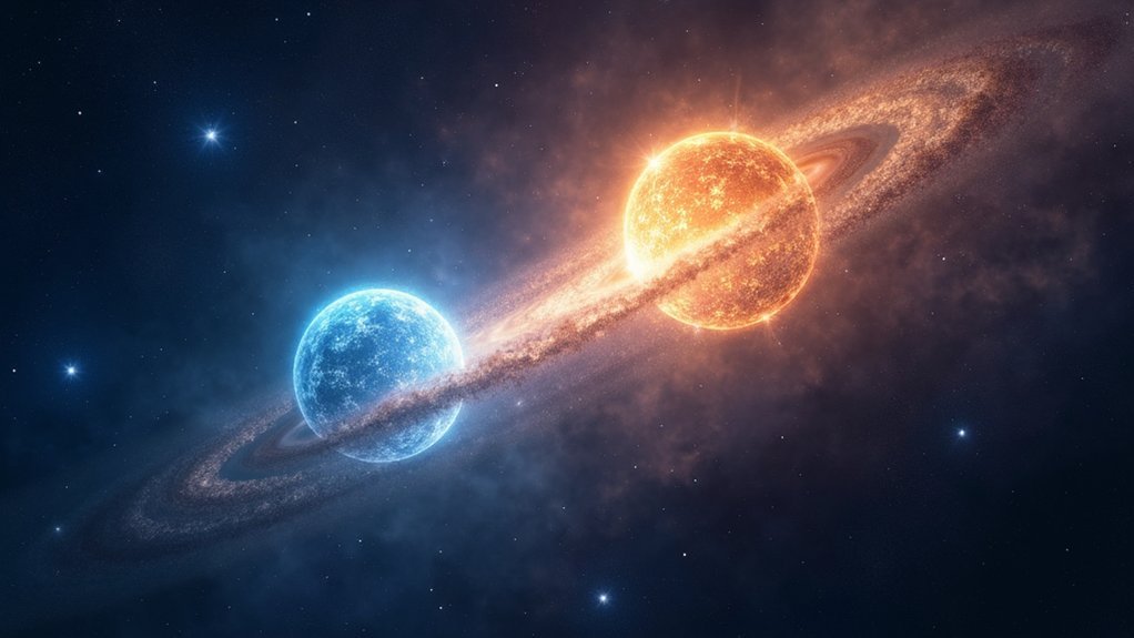 stars exchanging material processes