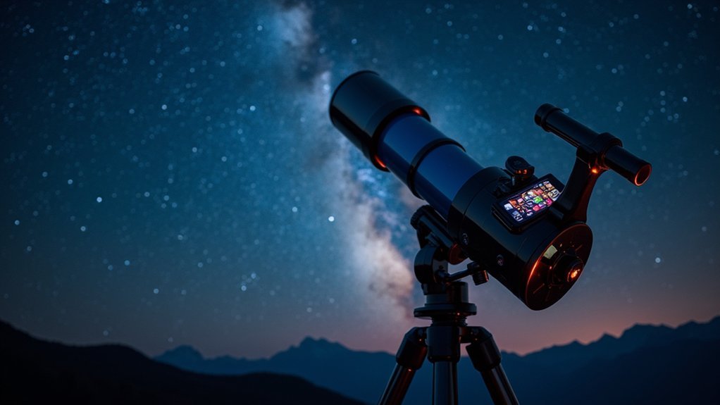 telescope positioning software interface