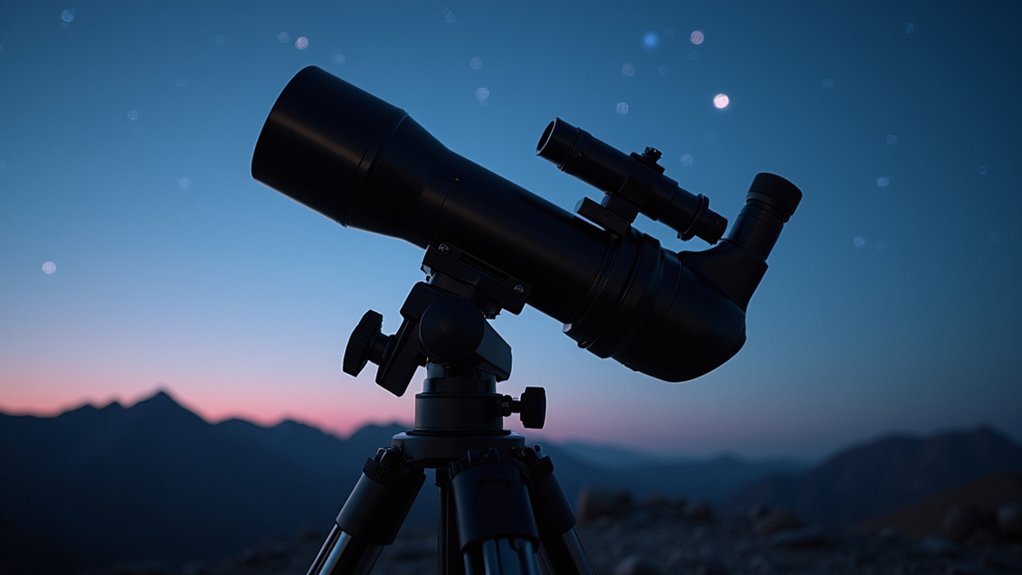 tripod and mount setup