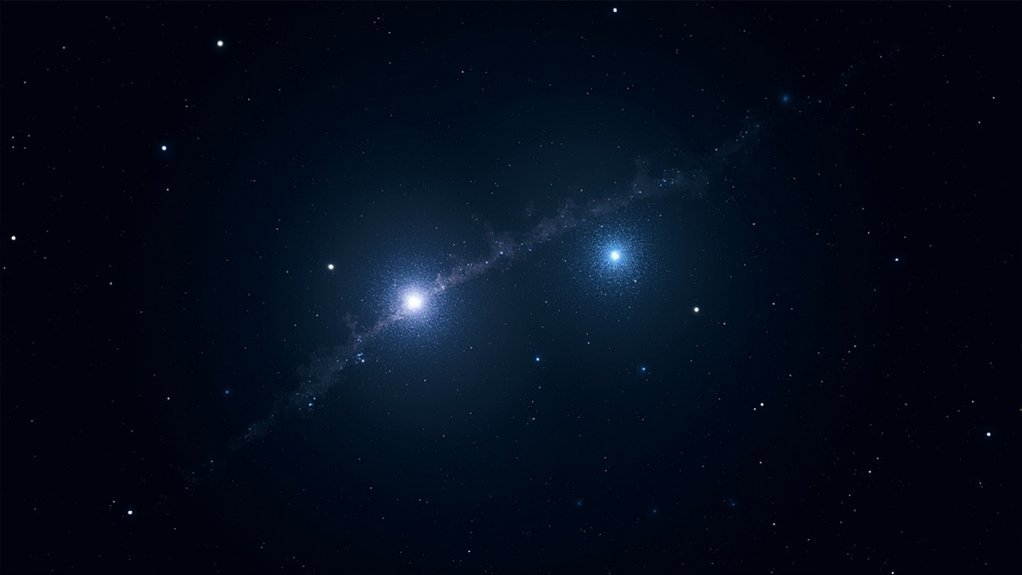 twin star clusters shining brightly