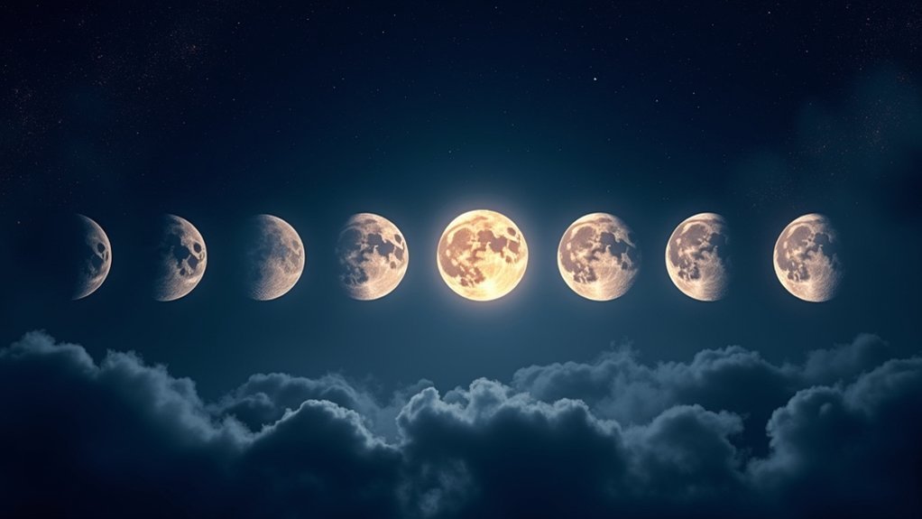visual guide to moon phases