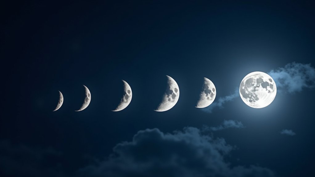 visual guide to moon phases