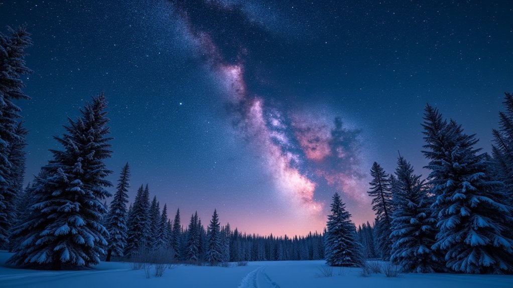 winter s celestial northern display