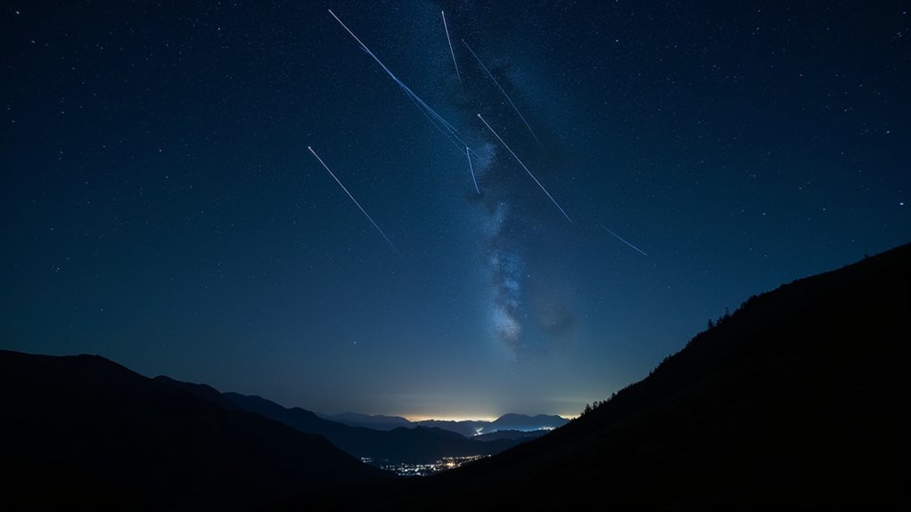 year round meteor shower viewing